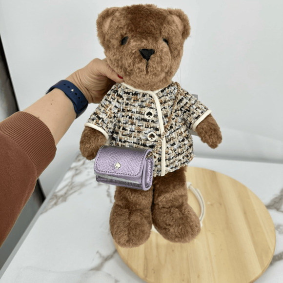 Kate Spade Oh What Fun Teddy Bear Crossbody Bag Collectable Novelty Kidcore NWT - Picture 1 of 7